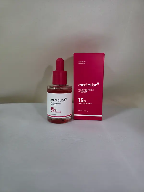 مدیکیوب سرم ضدلک و روشن‌کننده صورت با ۱۵٪ ترانکزامیک اسید + نیاسینامید Medicube TXA + Niacinamide 15 Serum
